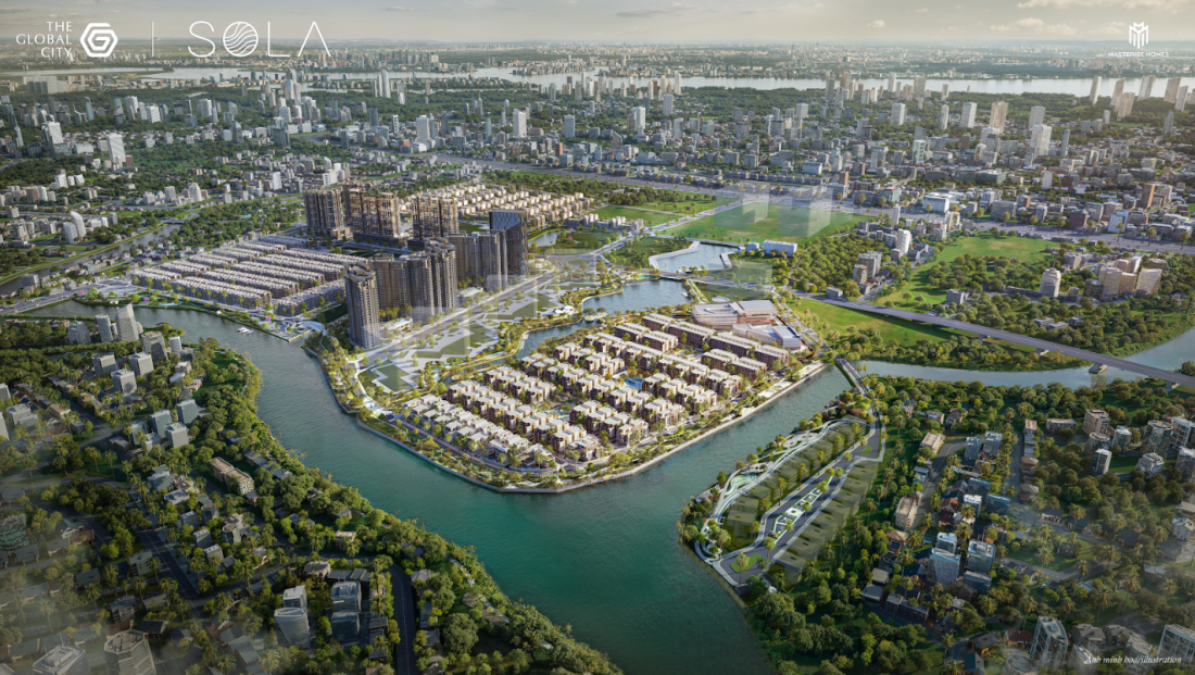 SOLA ĐẢO ÁNH DƯƠNG - BIỂU TƯỢNG VILLA COMPOUND DUY NHẤT TẠI THE GLOBAL CITY
